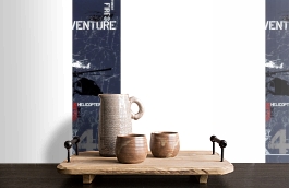 Обои SL15 5053 250*60 фото в интерьере коридора превью