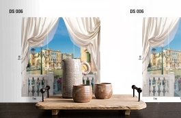 Обои DS 006 Illusion фото в интерьере коридора превью