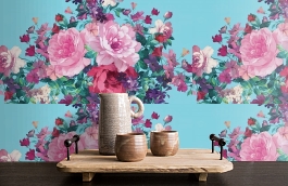 Обои V9018 фото в интерьере коридора превью