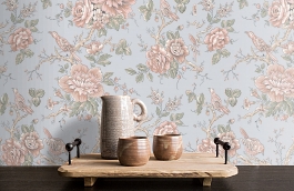 Обои FL1 006 1 фото в интерьере коридора превью