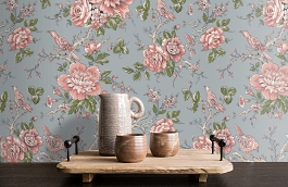 Обои FL1 006 фото в интерьере коридора превью