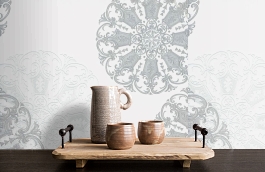 Обои 54175-1 фото в интерьере коридора превью