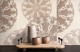 Обои 54175-4 фото в интерьере коридора превью