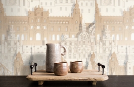 Обои 54194-2 фото в интерьере коридора превью