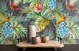 Обои 9905-4 фото в интерьере коридора превью