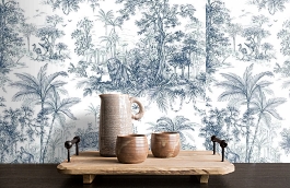 Обои 9909-2 фото в интерьере коридора превью