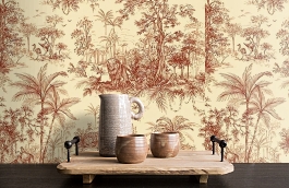 Обои 9909-4 фото в интерьере коридора превью