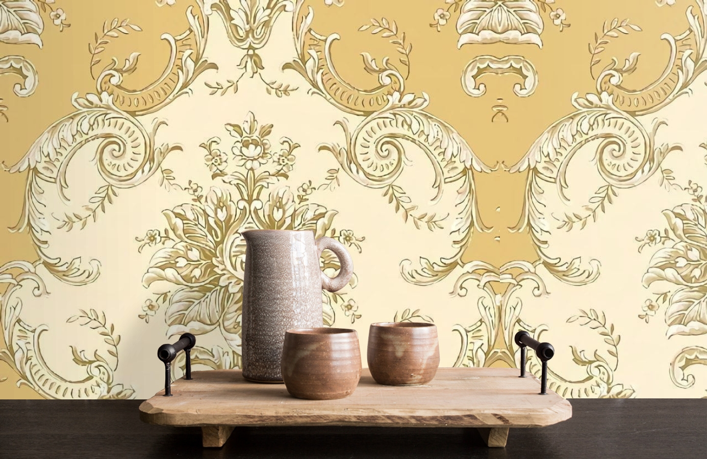 Обои RJC4007-3 фото в интерьере коридора Обои RJC4007-3 фото в интерьере коридора