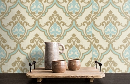 Обои 84125-6 фото в интерьере коридора превью