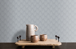 Обои 84192-4 фото в интерьере коридора превью