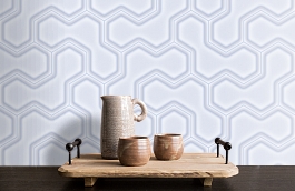 Обои 84234-1 фото в интерьере коридора превью