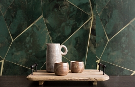 Обои 84264-6 фото в интерьере коридора превью