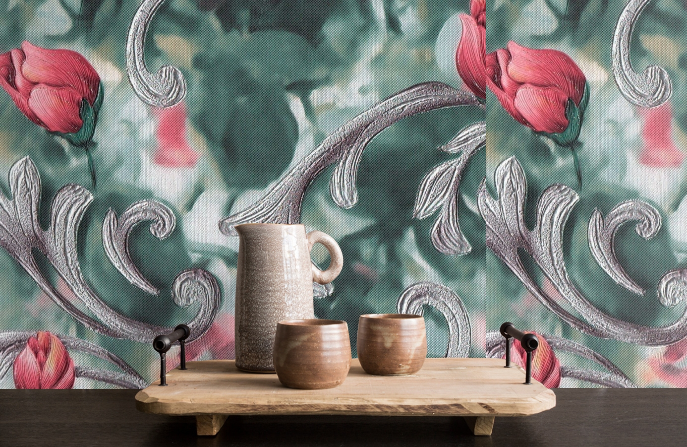 Обои 1159-09 фото в интерьере коридора Обои 1159-09 фото в интерьере коридора