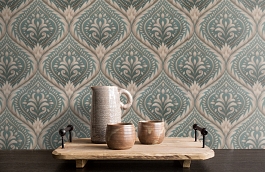 Обои 7108-04 фото в интерьере коридора превью