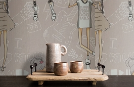 Обои 240461 фото в интерьере коридора превью