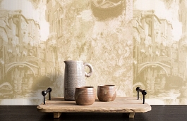 Обои R1615 фото в интерьере коридора превью