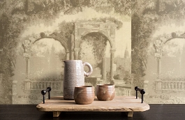 Обои R6618 фото в интерьере коридора превью