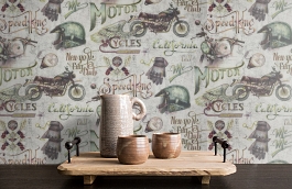 Обои 10145-03 фото в интерьере коридора превью