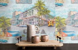 Обои 10229-01 фото в интерьере коридора превью