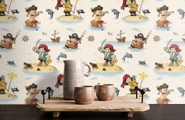 Обои PL71000-16 фото в интерьере коридора превью