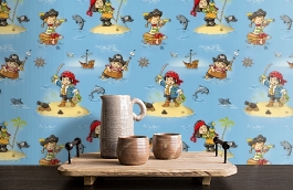 Обои PL71000-66 фото в интерьере коридора превью