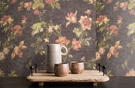 Обои VS71038-44 фото в интерьере коридора превью