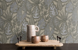 Обои 39406-3 фото в интерьере коридора превью