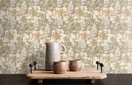 Обои 84215-4 фото в интерьере коридора превью