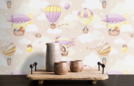 Обои HC72270-12 фото в интерьере коридора превью