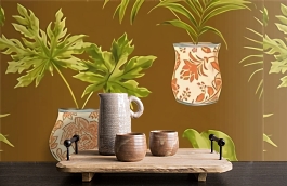 Обои F91154 фото в интерьере коридора превью