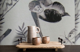 Обои F75.0002.C05 IZA C-05 фото в интерьере коридора превью