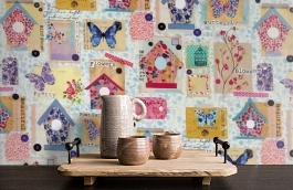 Обои 66374567 фото в интерьере коридора превью