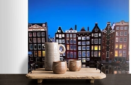 Обои MD902032 фото в интерьере коридора превью