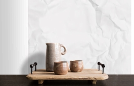 Обои MD902036 фото в интерьере коридора превью