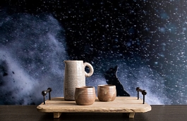 Обои P170801-4 фото в интерьере коридора превью