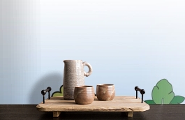 Обои DM204-1 фото в интерьере коридора превью