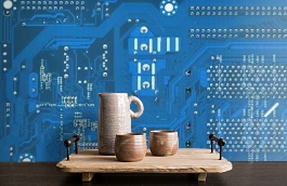 Обои P131302-6 фото в интерьере коридора превью