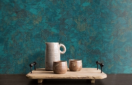 Обои KY23 фото в интерьере коридора превью