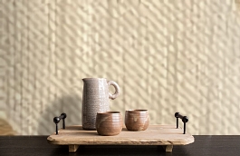 Обои M437-200 фото в интерьере коридора превью