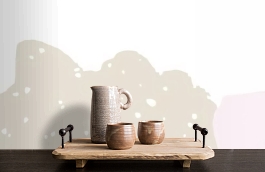 Обои 100457 фото в интерьере коридора превью