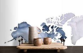 Обои 100549 фото в интерьере коридора превью