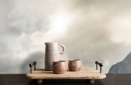 Обои 101119 фото в интерьере коридора превью