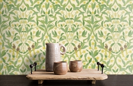 Обои 117-10031 фото в интерьере коридора превью