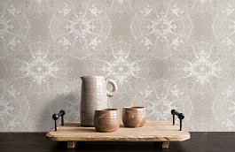Обои Antique Lace Wallpaper Ch фото в интерьере коридора превью