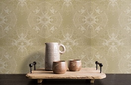 Обои Antique Lace Wallpaper Go фото в интерьере коридора превью