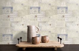 Обои HT17132 фото в интерьере коридора превью