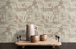 Обои TU17573 фото в интерьере коридора превью