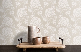 Обои Gabrielle Hemp фото в интерьере коридора превью