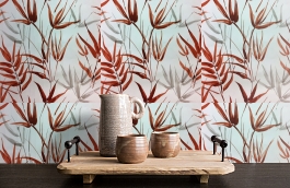 Обои TRO103 фото в интерьере коридора превью