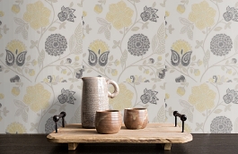 Обои 110006 фото в интерьере коридора превью